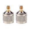 2Pcs N To SMA Adapter N Male To SMA Female RF Connector Straight RF Connector RF Adapter Converter N To SMA Connector
