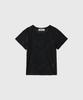 GENERALIDEA Floral Sheer Short Sleeve T-Shirt [Black] / Gf2Lts508