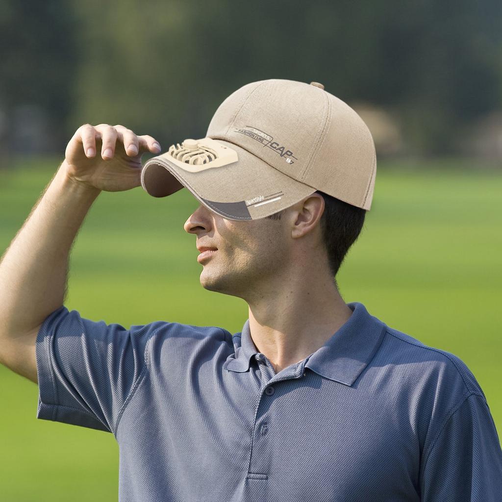 Adult Sun Hat Fan Cap, Combining Sun And Functions/ Fan Black Technology/Long Battery Life/Lightweight And Portable