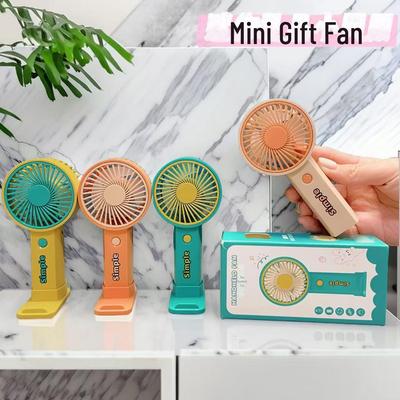 Portable Mini Handheld Fan with USB Charging - Ideal for Outdoor Summer Use