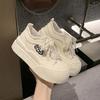 With Skirt Student Girl 2025 New Summer Versatile Platform White Shoes Small Fragrant Wind Board Shoes