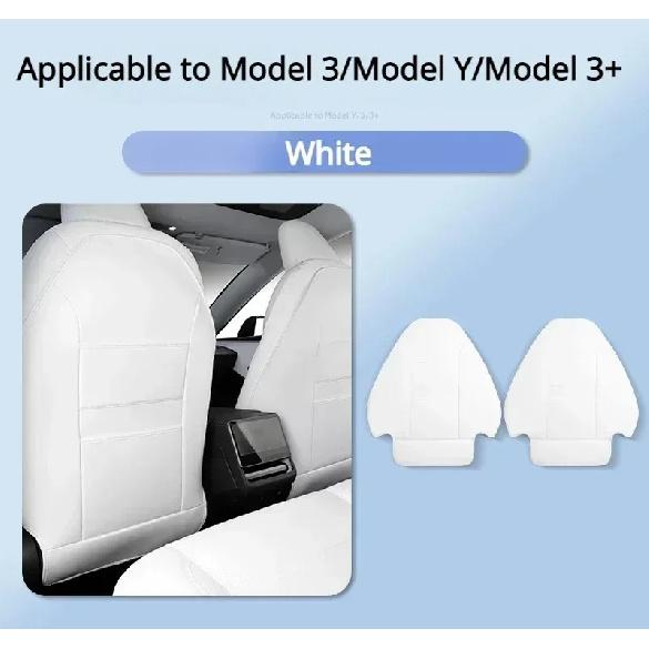 Seat Kick Pad for Tesla Model Y Juniper/Model 3+ Highland Car Leather Anti Kick Mat Child Anti Dirty Protector Cover Accessories