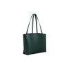 New COACH Willow Glossy Pebbled Leather Tote Bag Shopping Bag Handbag Shoulder Bag Large Size Women's Forest Green C0689-V5FOR