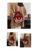 Women's Luxury Red Bridal Handbag - Bridesmaid & Bride Wedding Clutch