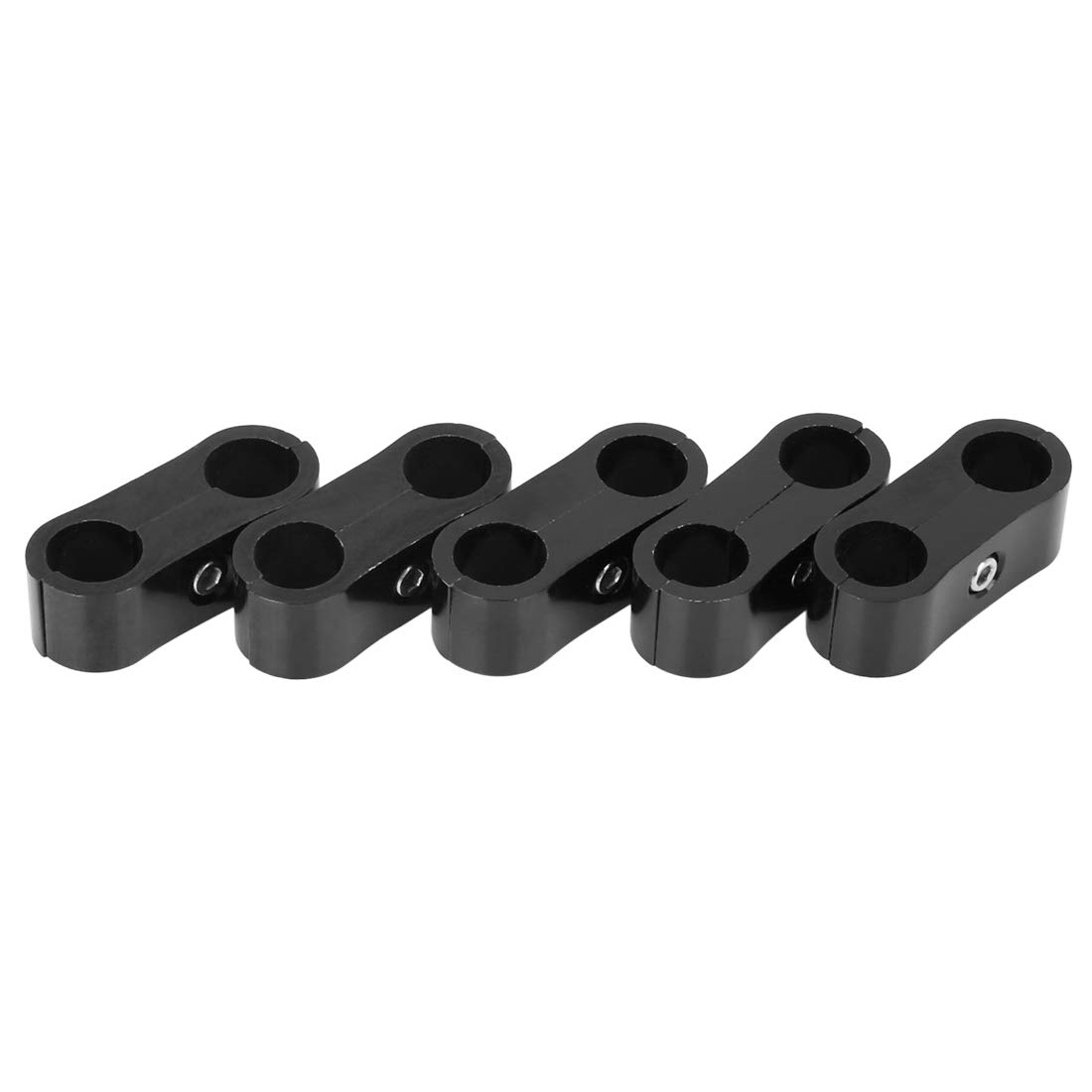 

X AUTOHAUX Hose Separator Clamp Hose Clamp Fuel Line Connector AN4 чёрный
