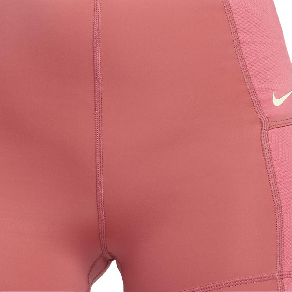 Nike High-Waisted Pocket Fitted Workout Shorts Women Shorts Pink DX0059-655