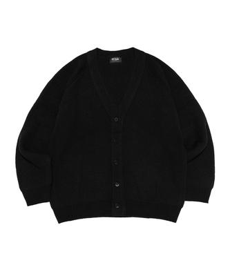 Cargobros Heritage Knit V-Neck Cardigan (Black)