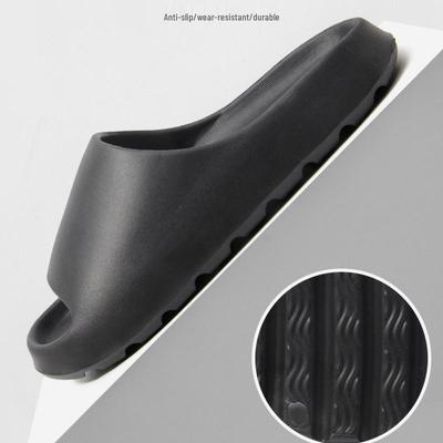 Men's Outdoor/Indoor Thick-Soled EVA Slippers with Coconut Filling