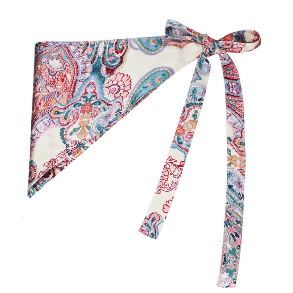 

Tassel Ethnic Triangular Waistband Embroidered Printing Bohemia Wide Waistband Streetwear Style2