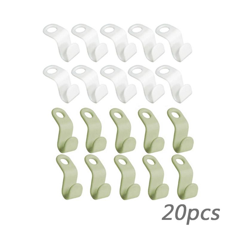 Clothes Hanger For Closet Connector Hooks Cascading Plastic Wardrobe Organizer Rack Holder Space Saving Home Organization