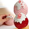 Slow Resilience Stawberry Toy Soft Stress Relief Sensory Ball Squeeze Toys  for Anxiety Relief
