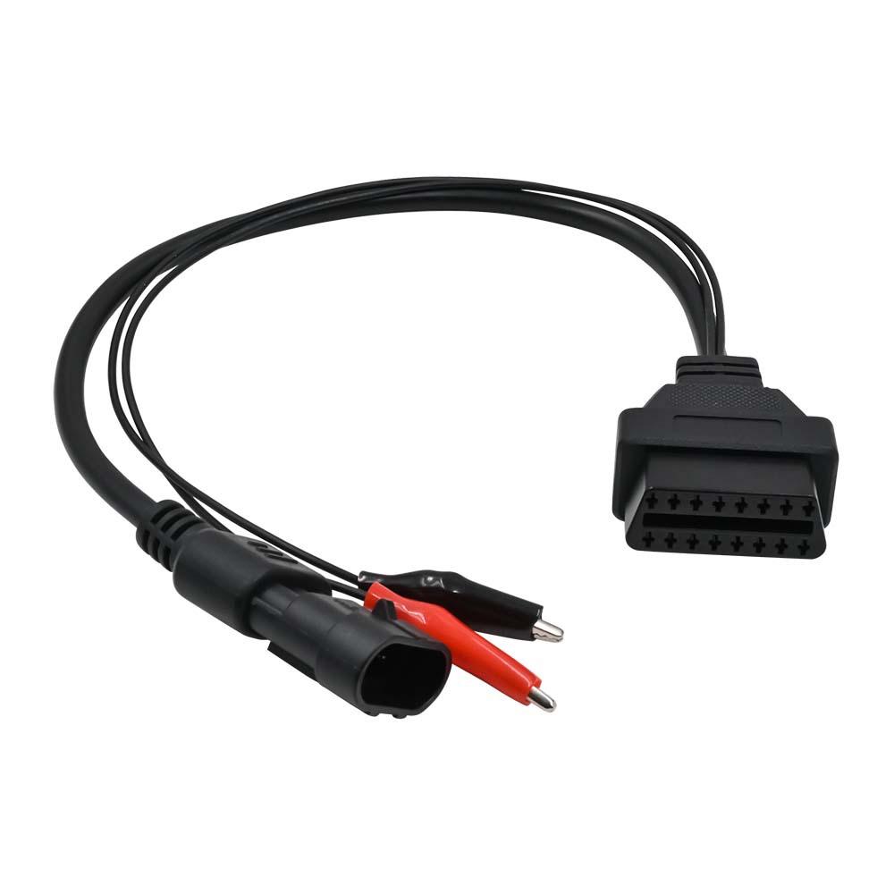 OBD2 Kabel 3Pin Naar 16Pin Voor Fiat Voor Lancia Voor Alfa Romeo OBDII Stekker 3 Pin Connector Adapter Auto Verlenging Diagnostische Kabels