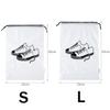 1/3/5 stücke schuh lagerung tasche Pull schnur kunststoff tasche Wiederverwendbare transparente wasserdichte schuhe Outdoor reise tragbare tasche Tragbare tasche