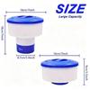 7 Inch Swimming Pool Enduring Pool Floating Dispenser Automatic Sterilizer For Chlorine Tablets Chemical Floater