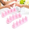 3pcs Clear Acrylic Removable Practice Nail Stand False Nail Tips Display Holder  Manicure Training