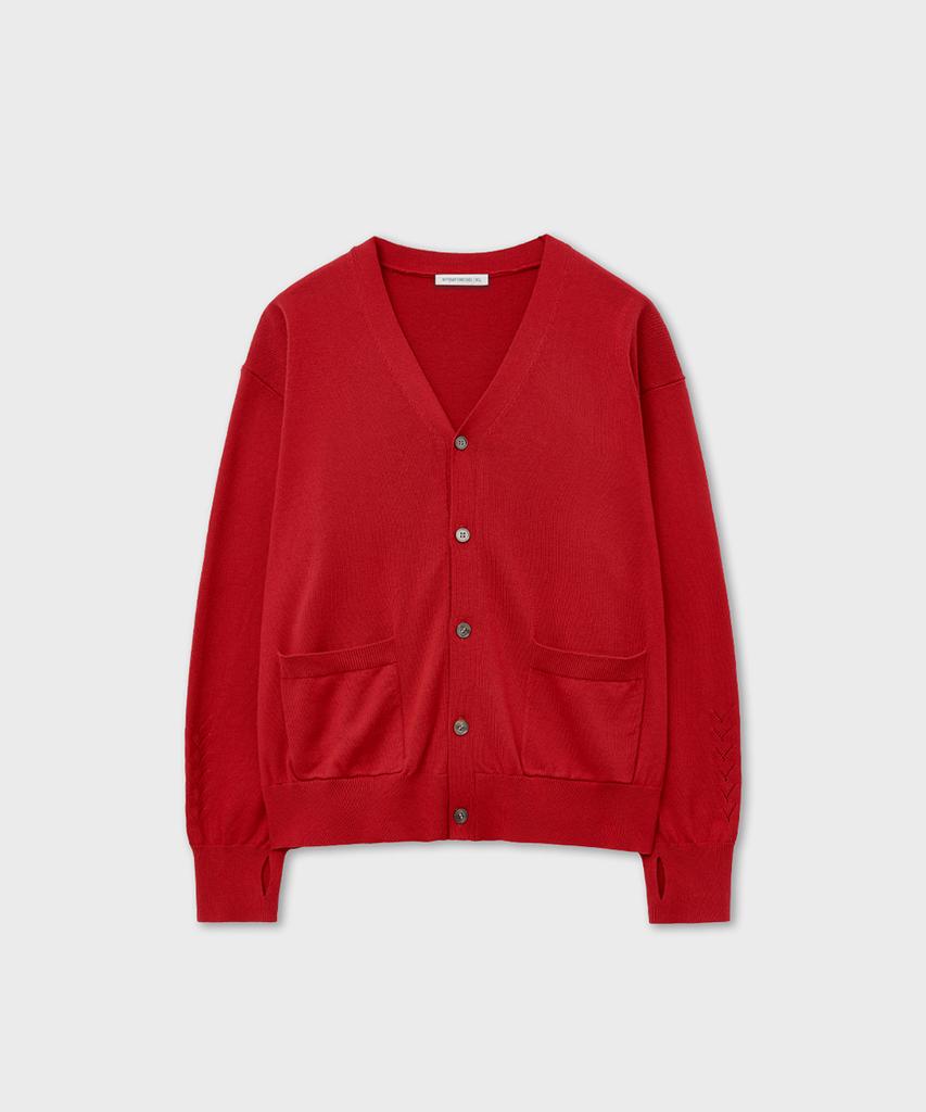 Intempomood Thumbhole Y-Neck Cardigan: 5 Colors
