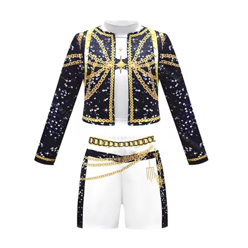 Populaire Rumi Cosplay Kostuums, Cosplay Print Sets, Podiumoptreden Kostuums, Halloween Feest Kostuum Sets 100cm
