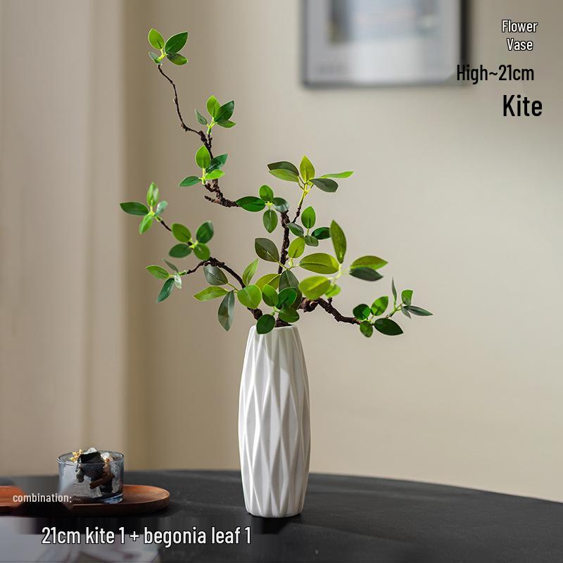 Bionic Begonia: Artificial Luxury Green Plant Dining Table Decoration