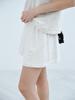 COLNE Spring Retro Paisley Wool-Blend Shorts C6068