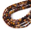 Perline sfuse rotonde in pietra di diaspro mookaite naturale 15 "filo 4 6 8 10 12MM scegli la tua taglia per la creazione di gioielli