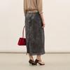 Less 2026 Spring Mulberry Silk Straight Long Skirt
