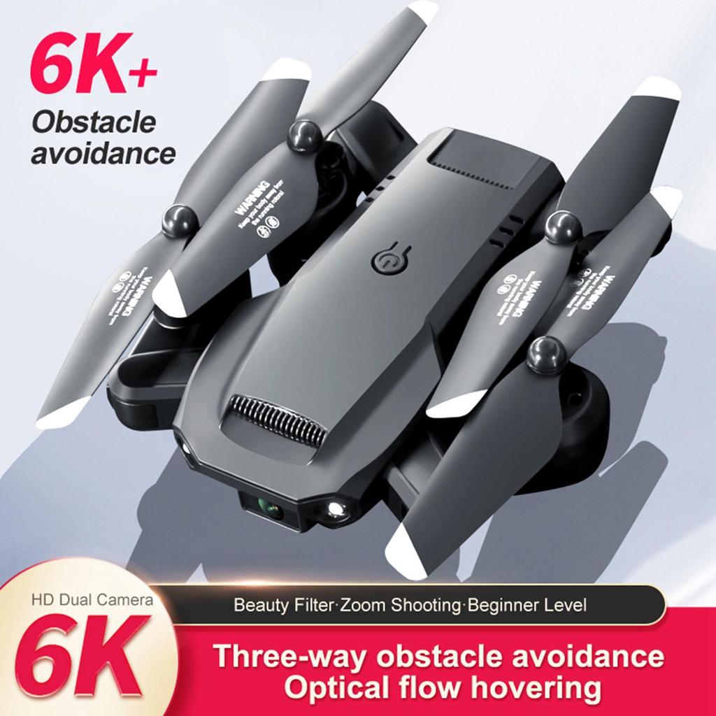 Remote Control Drone 6K High Definition Camera Foldable RC Drone with One Key Take Off Landing Obstacle Avoidance Function