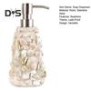 Muschel Design Seifenspender Wasserdichtes Harz Edelstahl Handdesinfektionsmittel Lotion Shampoo Pumpe Badezimmerzubehör