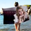 A-Anya Taylor-JoyS Microfiber Beach Towel Absorbent Quick dry Soft Yoga Swimming Resort Mountain Climbing Towel