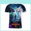 How To Train Your Dragon Men Women 3d Print Casual T Shirt With High Definition Graphics