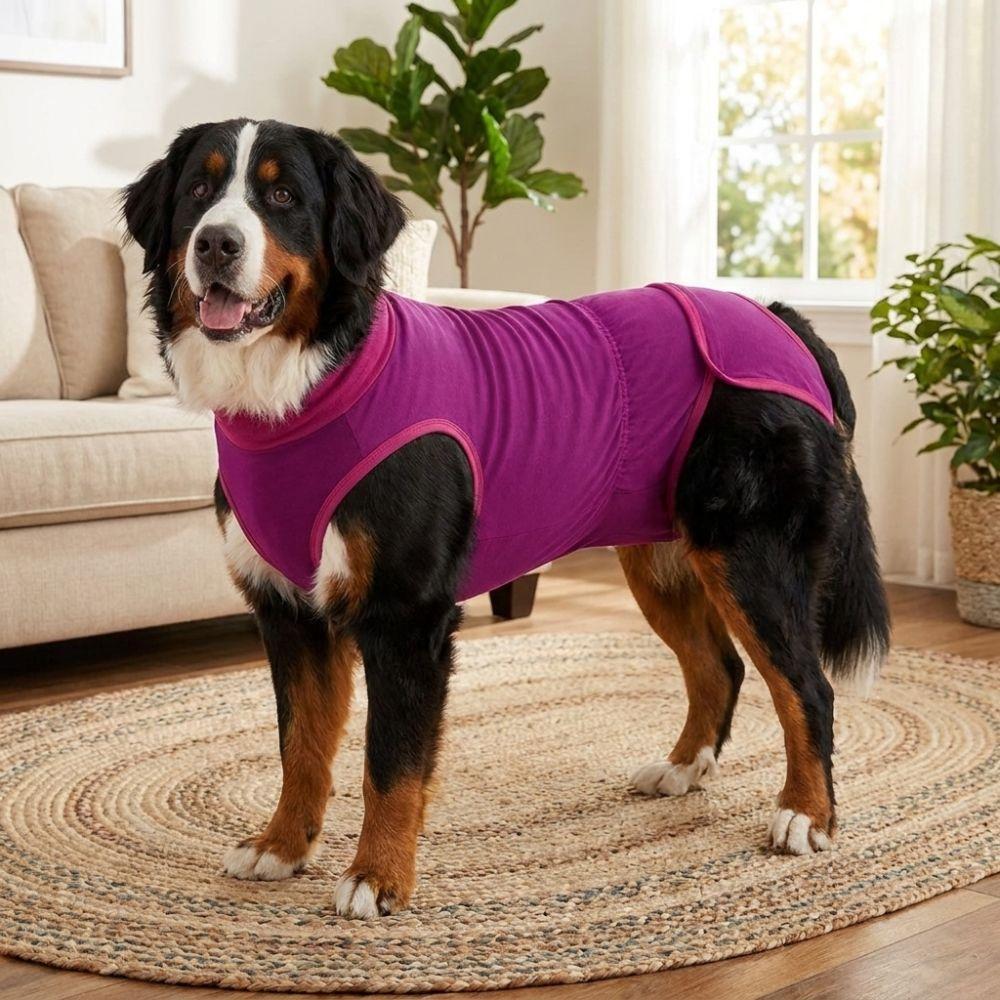 Adjustable Dog Sterilization Suit Soft Breathable Pet Recovery Clothes Cat Recovery Suit Home Wear