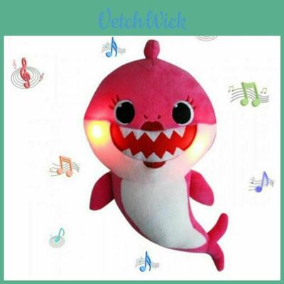 Shark Baby Light Singing Plush Toys Music Doll English Song Gift For Kids Toy
