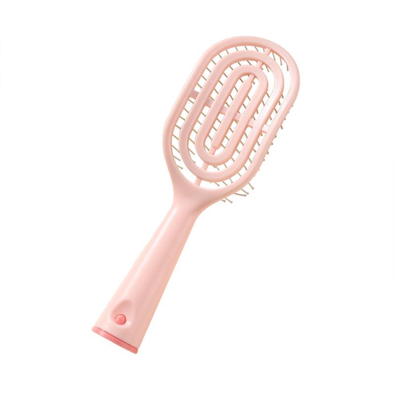 

Women s High Crown Rib Comb - Long-Handled, Air Cushion, Hollow Bone Design for Fluffy Styling (Wet & Dry Use)