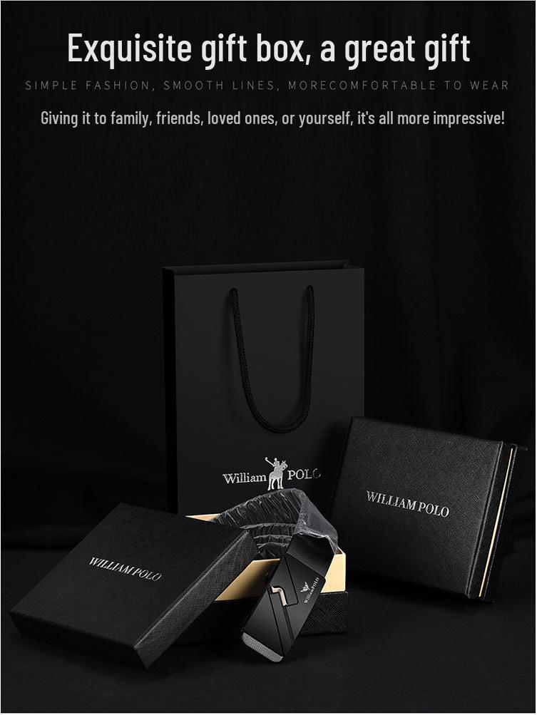 Kejsare Paul Herrars Mångsidiga Bälte i Nötskinn med Automatiskt Spänne