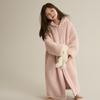 Kids' Hooded Double-Fleece Warm Robe