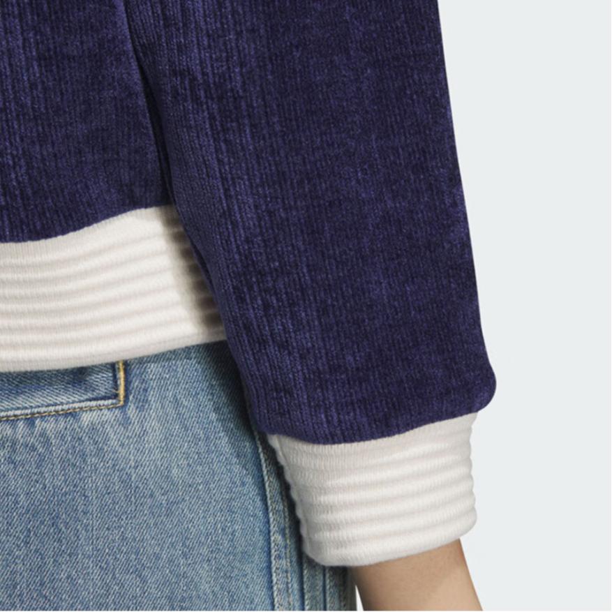 Adidas Originals Retro FW24 Anno del Serpente Edizione Limitata Sport Drop 1 Giacca Comoda Casual Semplice Versatile Giacca Donna Blu Scuro JN0724