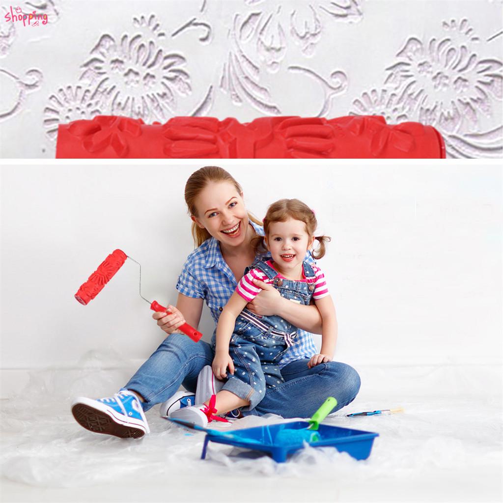 Buy Household Room Painting Tool Embossing Roller Paint Brush Wall
