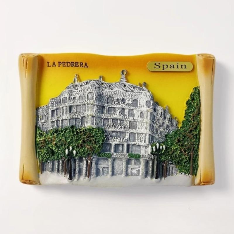 Spanien Souvenirs Casa Batlló CASA MILÀ Kühlschrankmagnete Burgos Comillas Villa Quijano-El Capricho Kühlschrankaufkleber Hochzeitsgeschenke