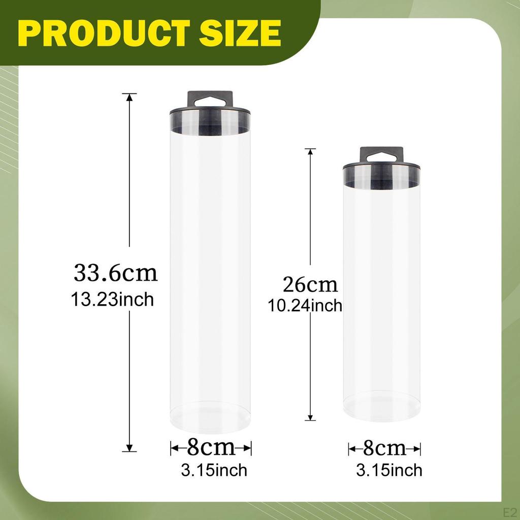 Set of 2 Storage Tubes for Tennis And Pickleball Balls, Ideal The