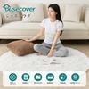 Housecover Shag Round 150cm Dust Mite Odor Comfortable for All Compatible with Underfloor Heating and Hot Fluffy to the White 01 Rug, Carpet, Rug,