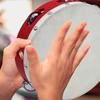 Wooden Tambourine Drum 4/6/7/8/9/10in Percussion Drum  Children Educational
