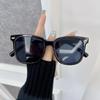 Designer Brand Square Sunglasses Women Men Colorful Big Frame Sun Glasses Female Mirror Black Cool Fashion