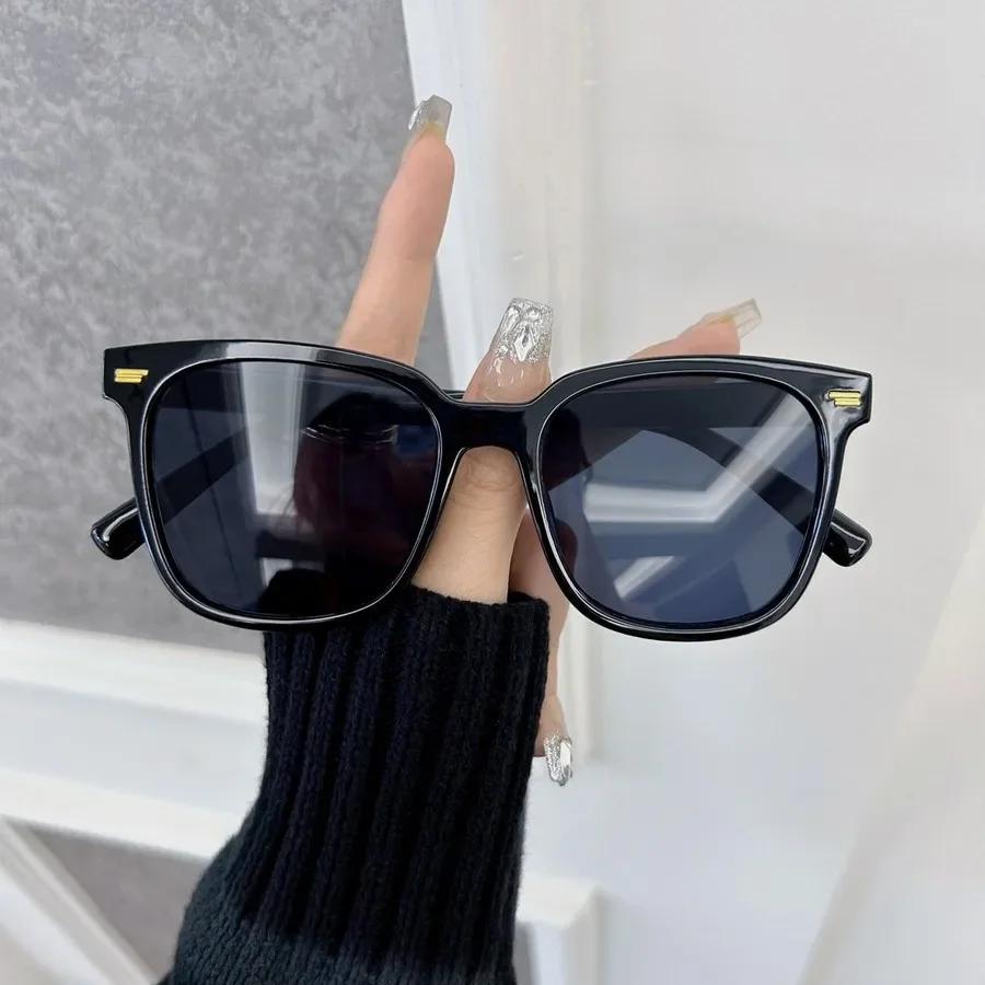 

Дизайнерский бренд Квадратные Солнцезащитные очки Женские Мужские Цветные Большая оправа Солнцезащитные очки Женские Зеркальные Черные Крутые Модные other