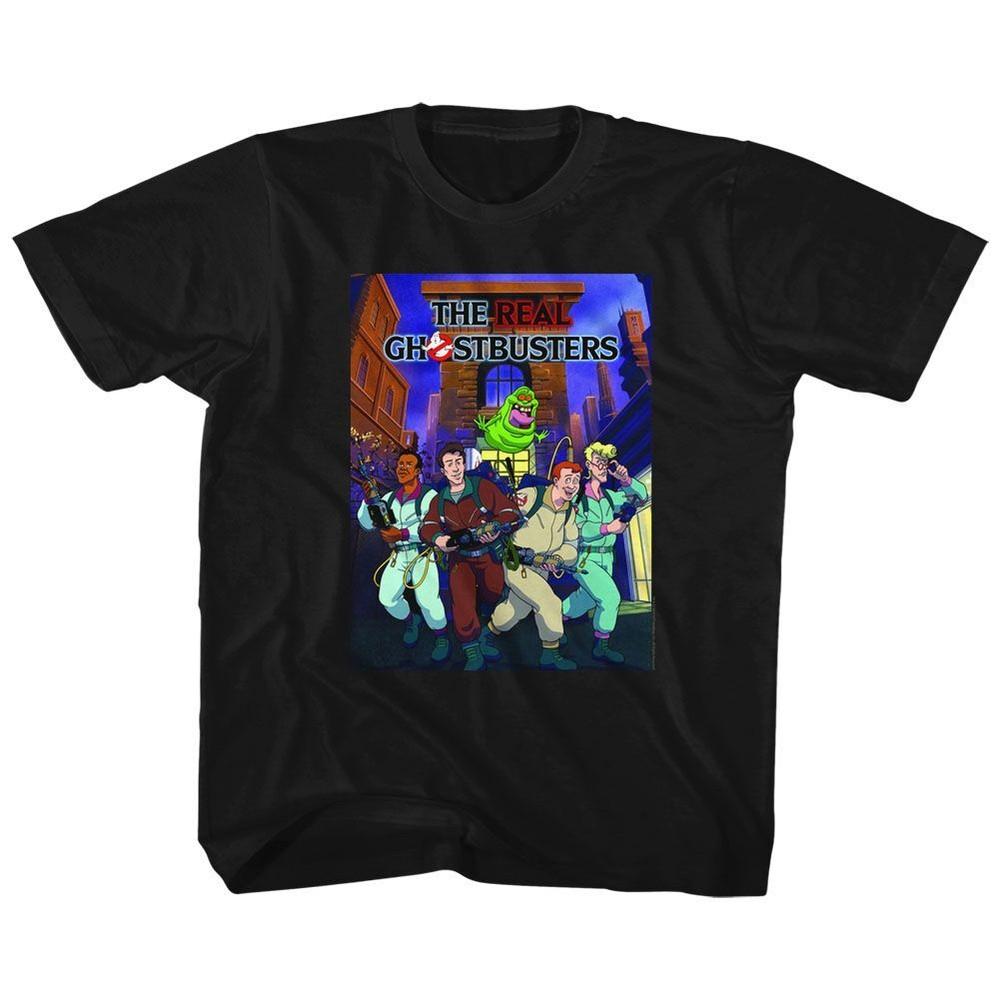 Kids The Real Ghostbusters PosterIsh TV Shirt XXL