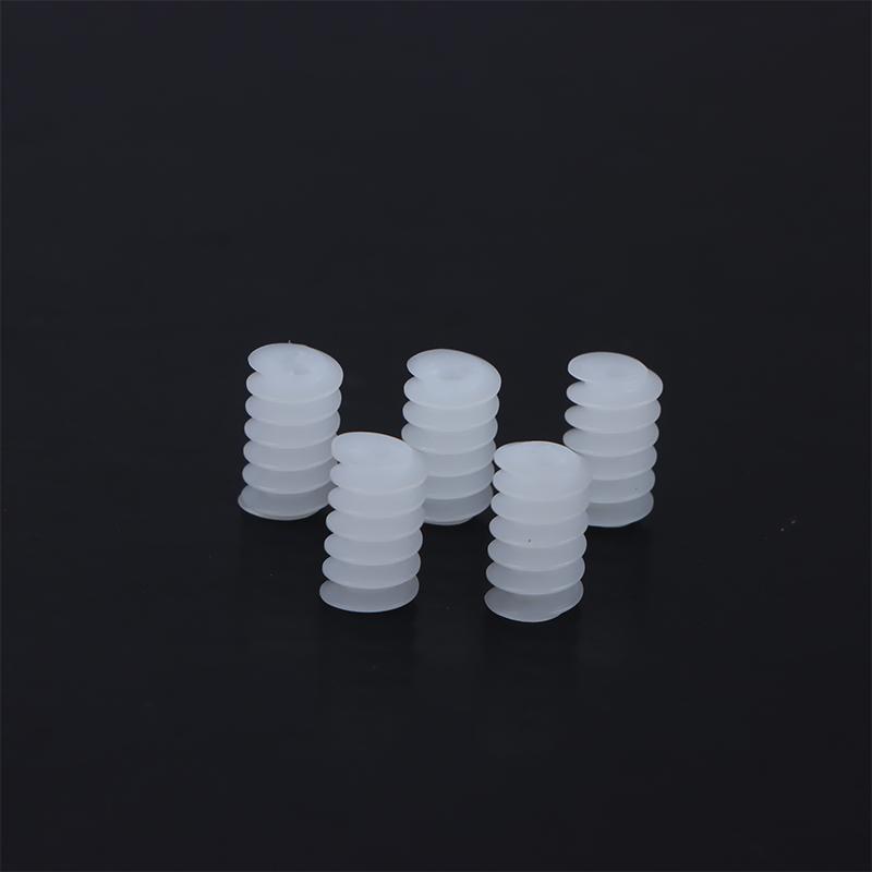 10Pcs/Lot White Right Hand Plastic 6*10 (2A) Worm Turbine 0.5 Module Reduction Gears Diy Model Parts