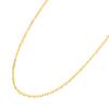MJP 24K Pure Gold Cut Azuki Chain Certified by the Japan Mint Bureau Necklace, 40cm, Approx. 1.10g,