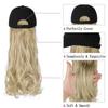 Wig Hat One Piece Women's Large Wavy Long Curly Hair Duckbill Cap Baseball Cap Synthetic Fiber Wig Baseball Cap KTB