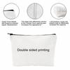 1pc Cute Girls' Makeup Bag - Portable Linen Cosmetic Pouch | Vibrant Cartoon Design, Travel, Vacation, Business
