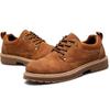KIXSTAR Casual Work Size Men's Boots, Low-Cut, Non-Slip, Lace-Up, Brown, 26.5cm