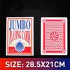 Creative Design Of Large Size And 9 Times Thicker Funny Cards Play Big Props A4 Big Card Mini Poker 4 Size