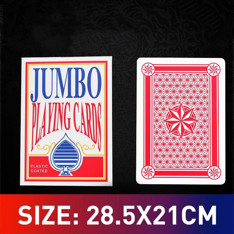 Creative Design Of Large Size And 9 Times Thicker Funny Cards Play Big Props A4 Big Card Mini Poker 4 Size
